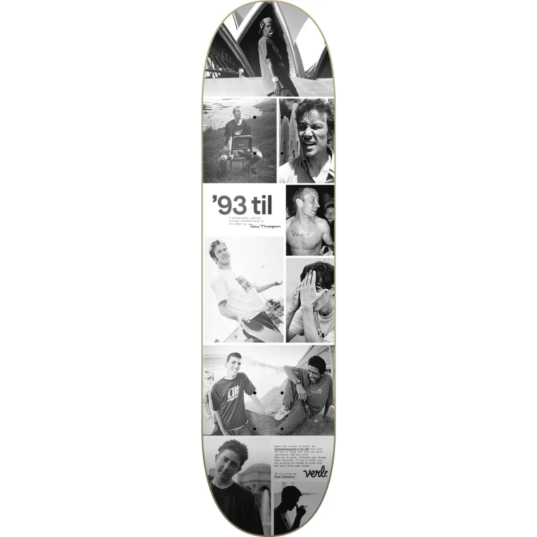 Verb 93 Til Collage Deck Skateboard  8.25" BN