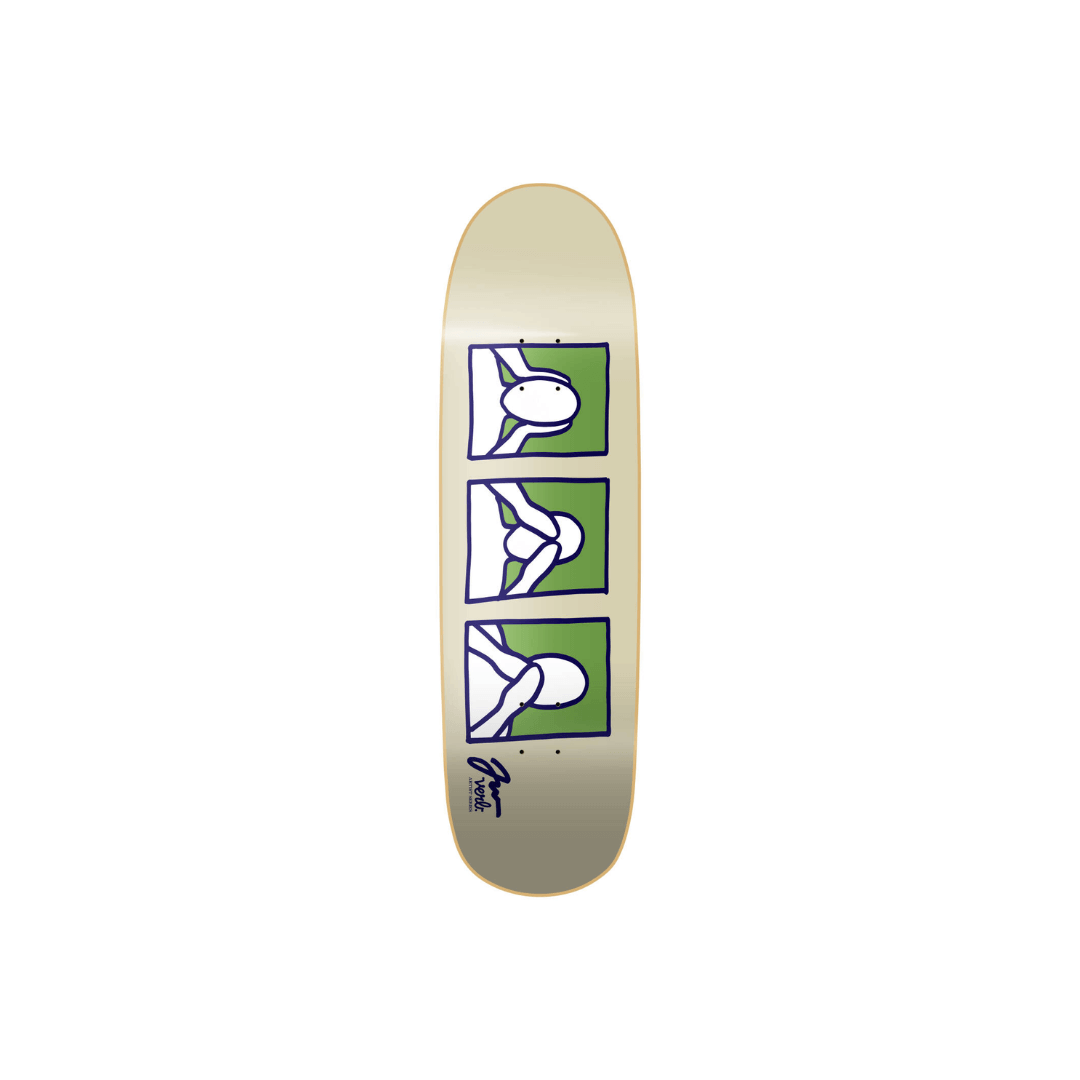Verb Deck Skateboard  8.86" - Wray White