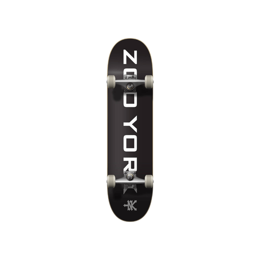 Zoo York Logo Block Complete Skateboard  8" - Nero/Bianco