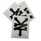 Zoo York Logo Sticker (nero)